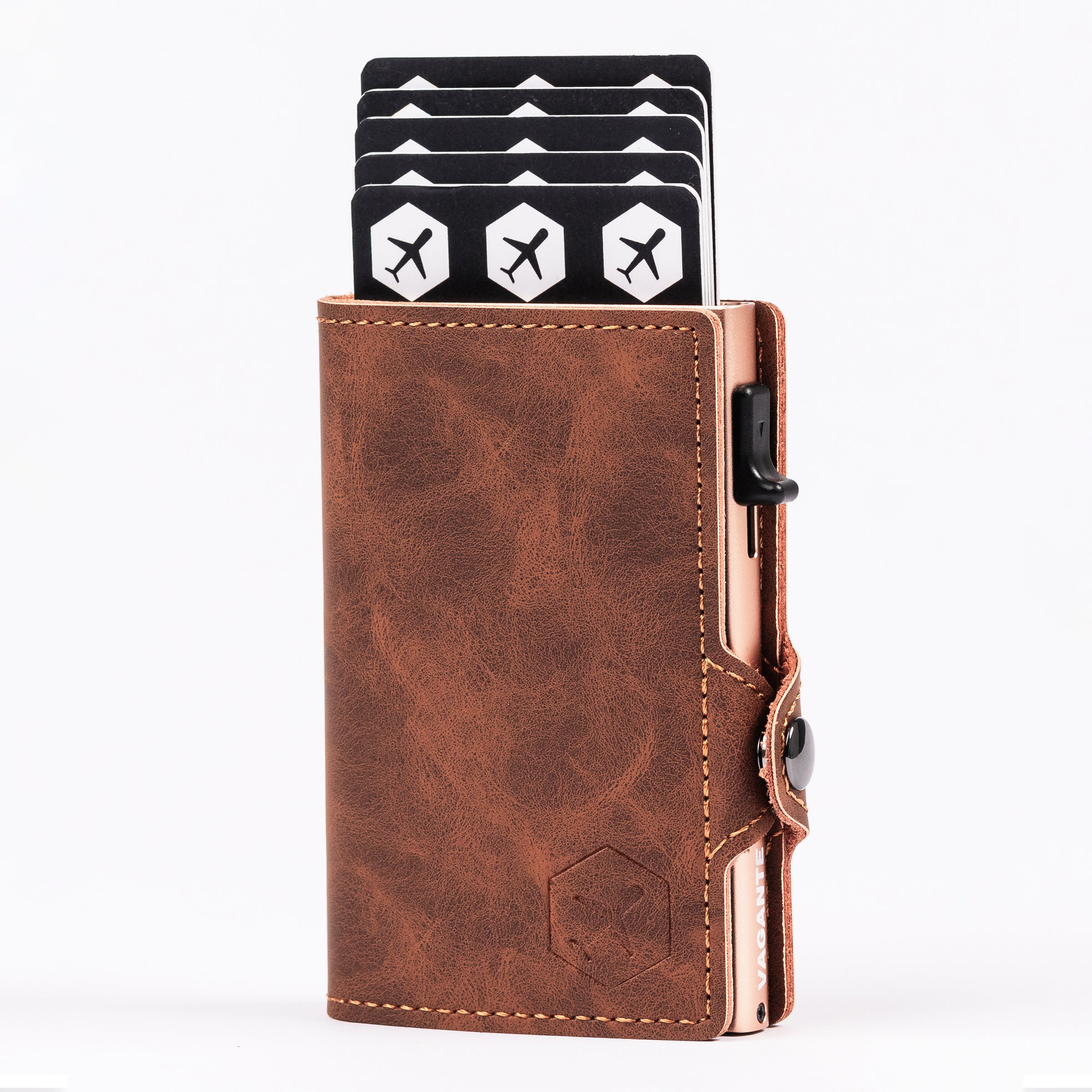 BILLETERA SLIM VAGANTE - BROWN