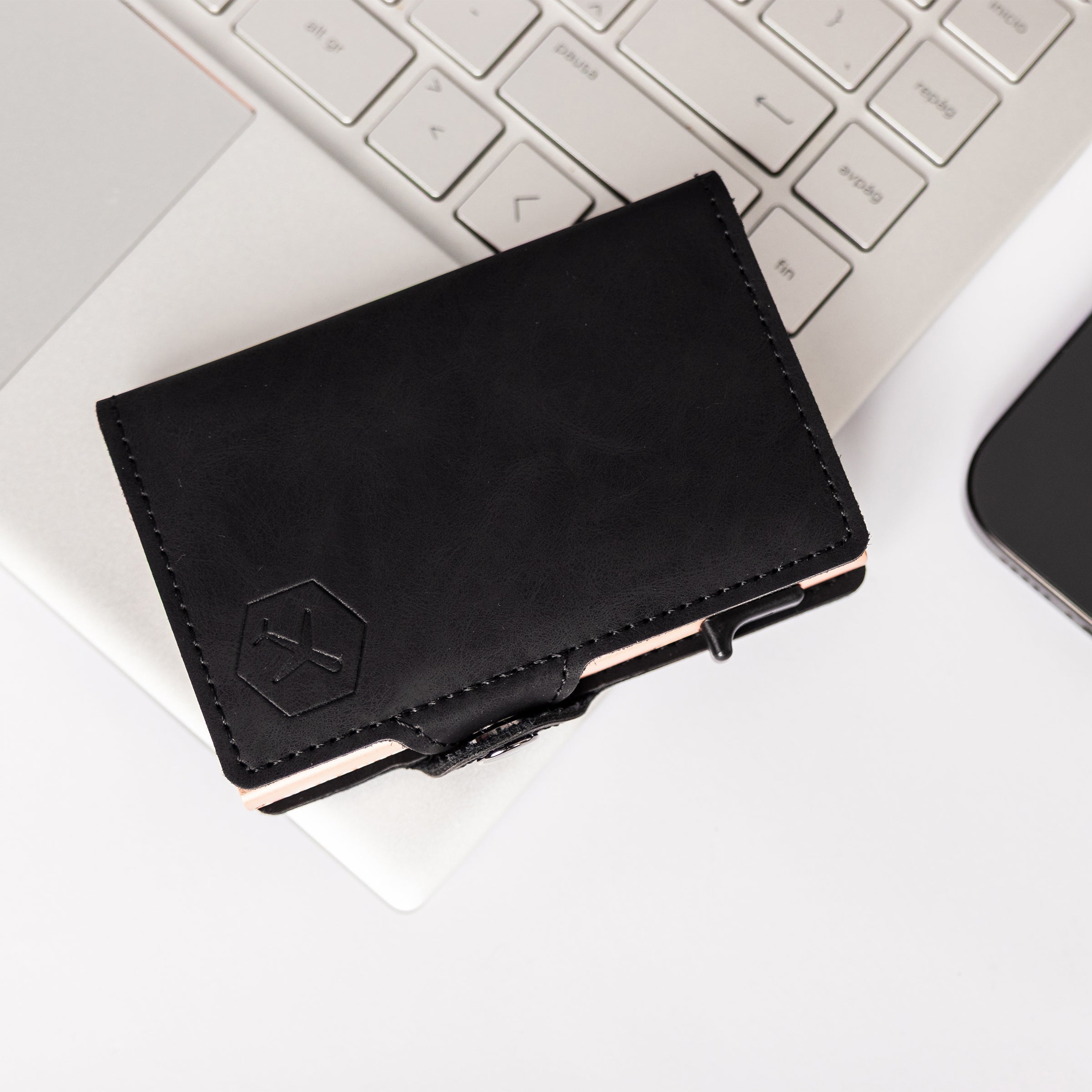 BILLETERA SLIM VANGANTE - BLACK