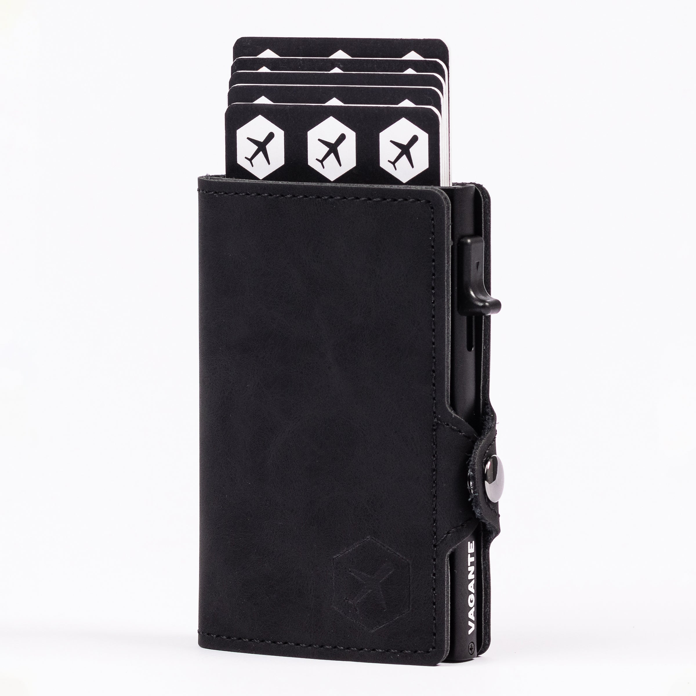 BILLETERA SLIM VANGANTE - BLACK