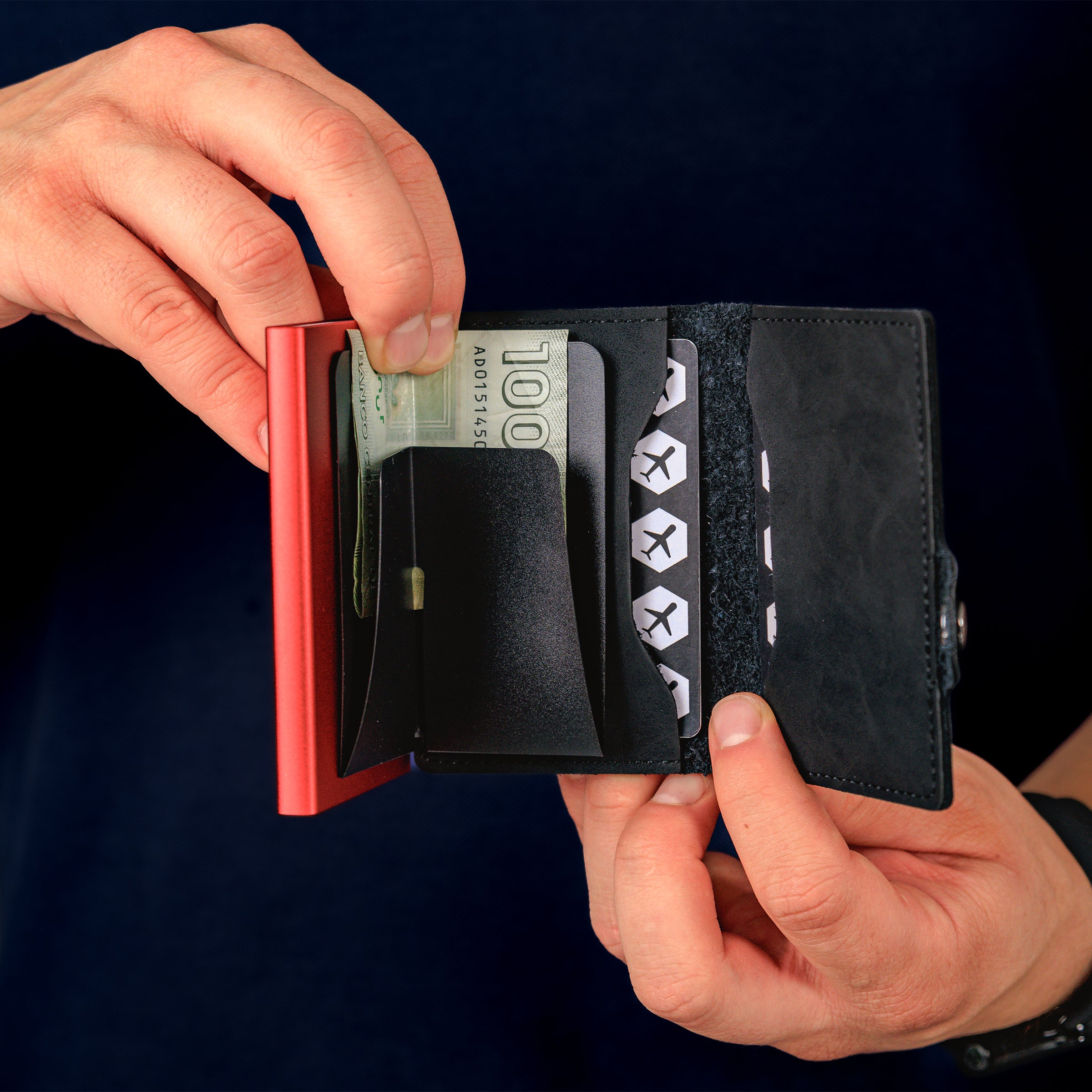 BILLETERA SLIM VAGANTE - GOLD