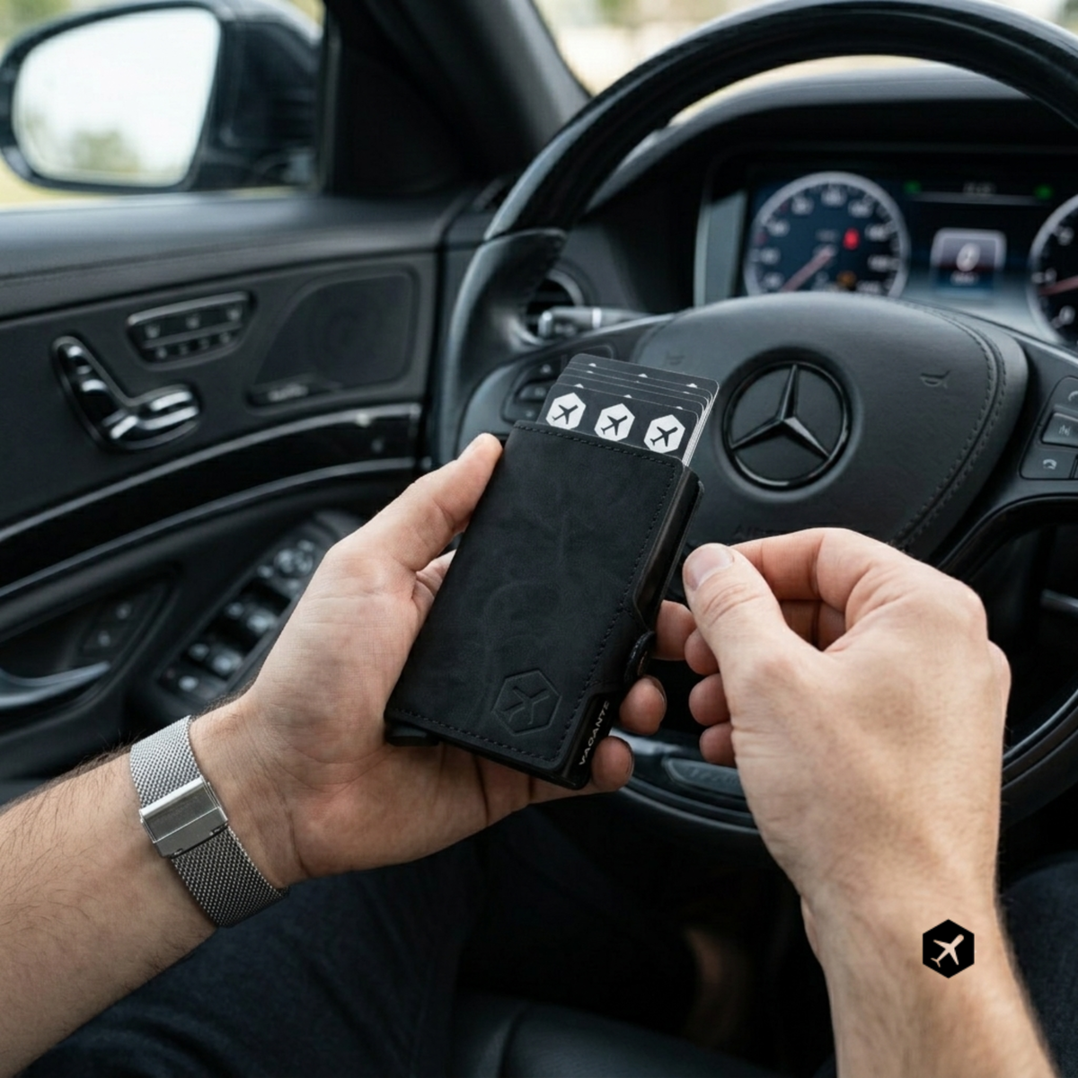 BILLETERA RFID VAGANTE SLIM + LOCALIZADOR PRO